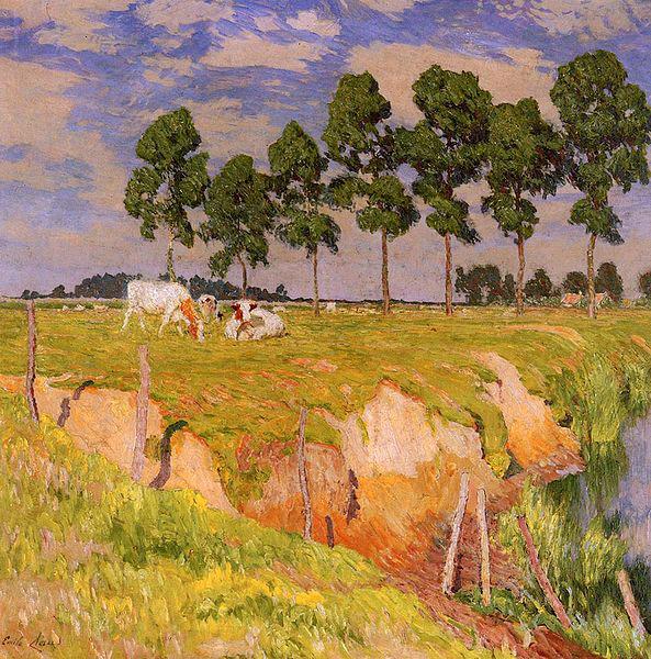 Emile Claus La Berge Rangee France oil painting art